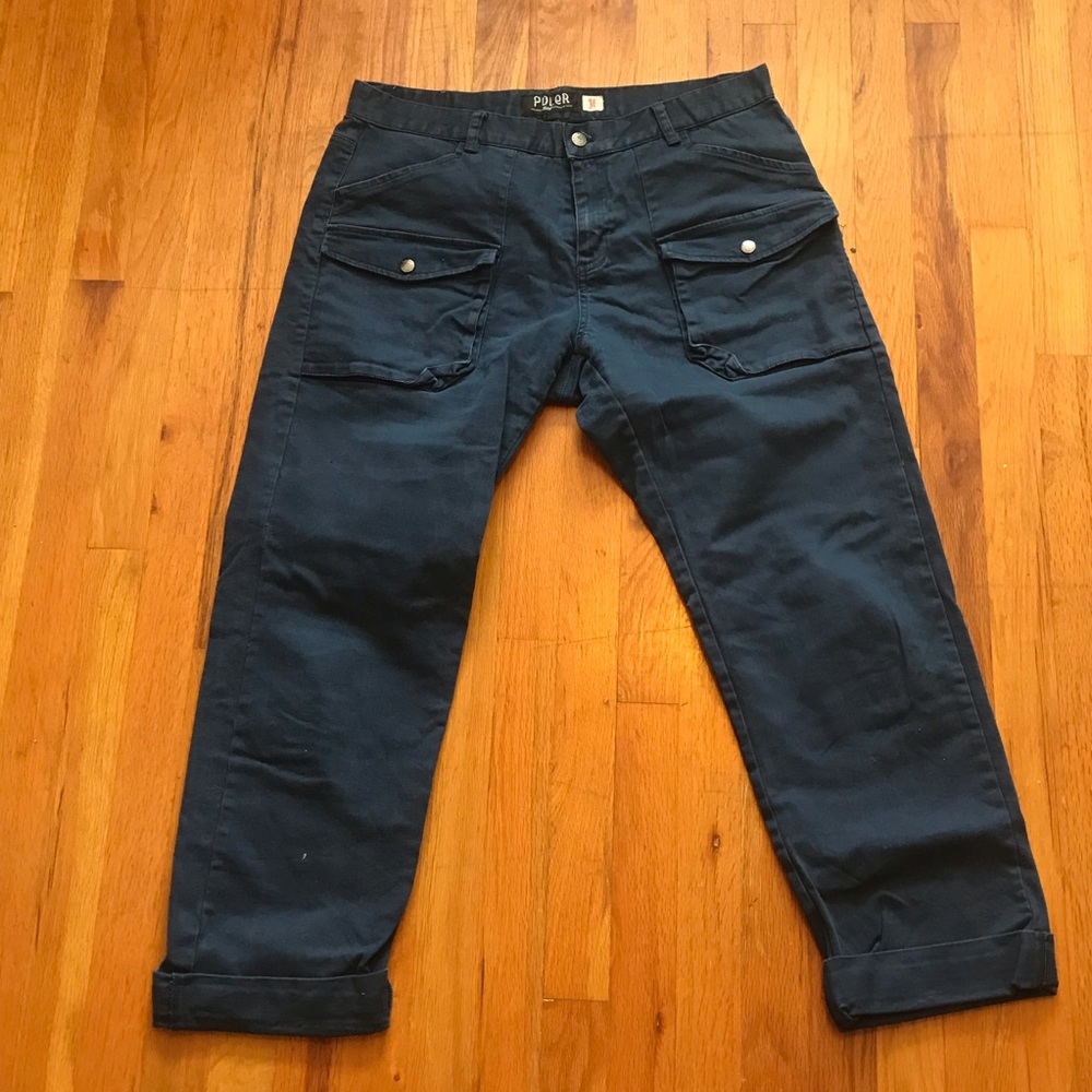 Blue Cargo Pants